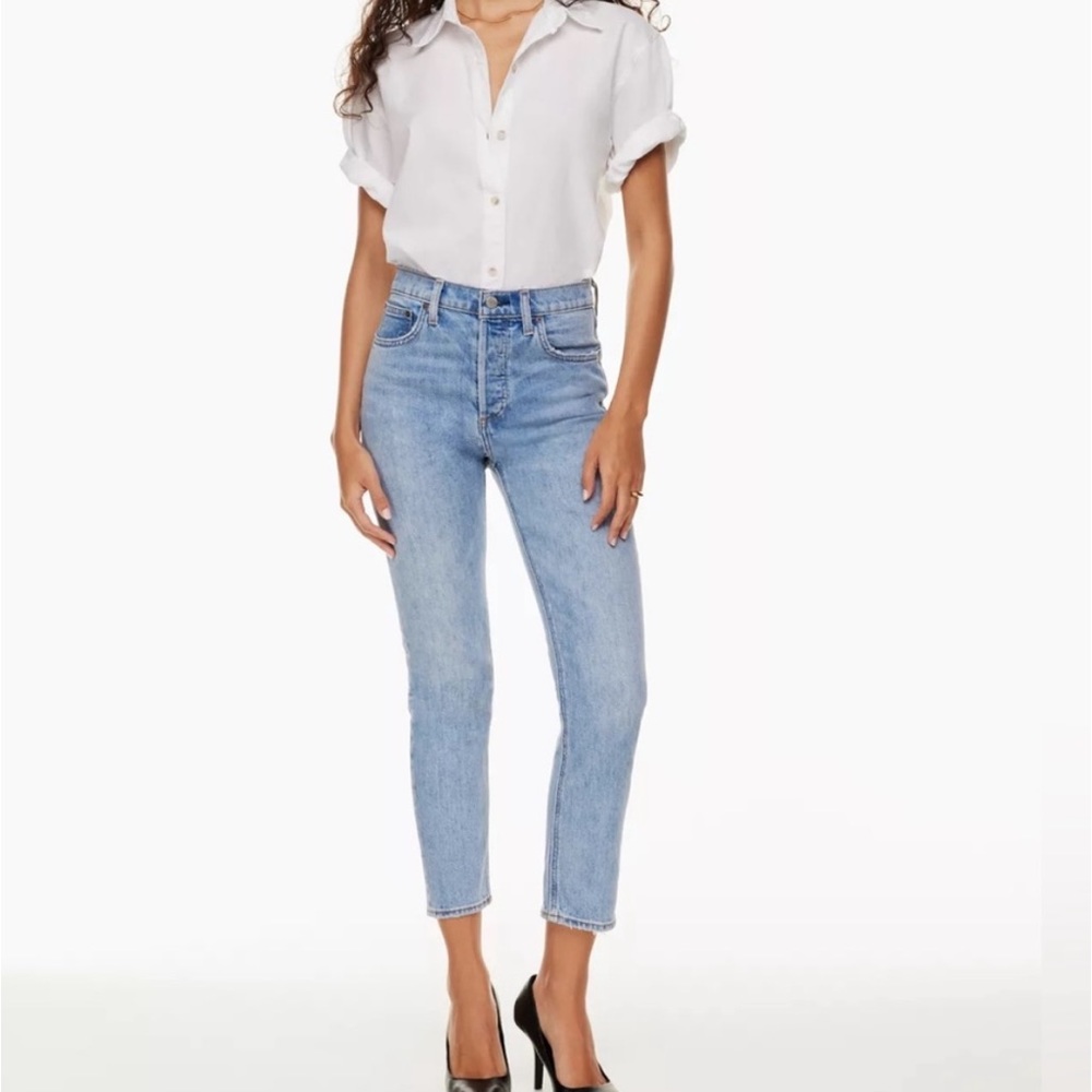 Denim Forum The Yoko Highrise Slim Blue